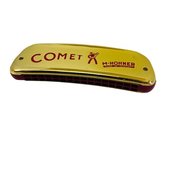Vintage M. Hohner Comet Harmonica With Case Made In Germany - Picture 2 of 10